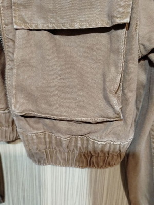Bershka crop bomber καφέ καινούργιο μέγεθος S