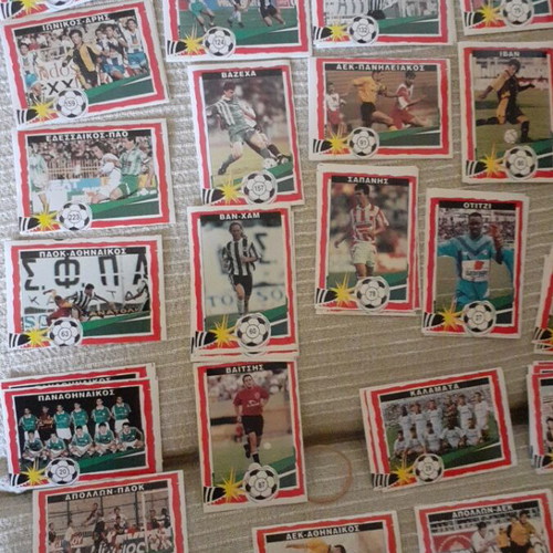 Goal And Phase stickers used, 60 different from the series