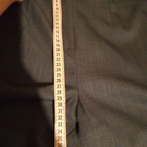 George Essentials pants UK 14 EUR 42, like new, grey with subtle white lines