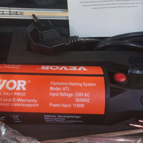 Vevor Φορητός Επαγωγικός Θερμαντήρας 1kw Καινούργιο για Αφαίρεση Μπουλονιών