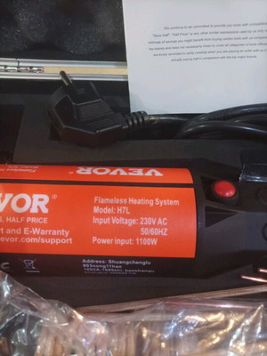 Vevor Φορητός Επαγωγικός Θερμαντήρας 1kw Καινούργιο για Αφαίρεση Μπουλονιών