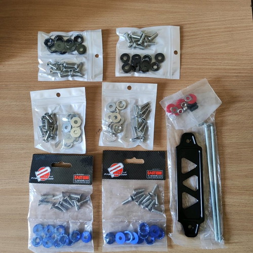 Set of 60 screws and JDM Password car battery base new