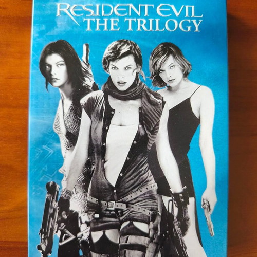 Resident Evil trilogy movies used, DVD with subtitles