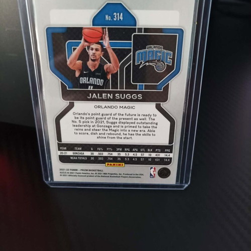 Jalen Suggs Rookie Card #314 Silver like new
