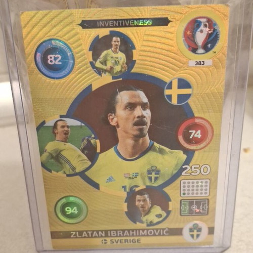 Zlatan Ibrahimovic Panini Euro 2016 card