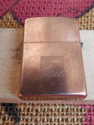 Zippo Solid Copper Marlboro vintage lighter