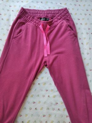 Sweatpants used, pink, size S