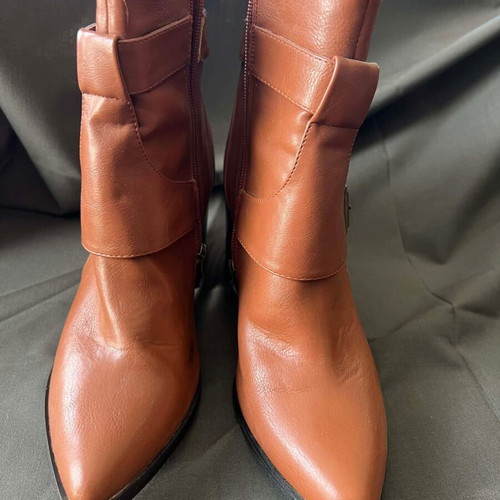 Funky Buddha brown ankle boots like new size 41 with buckles