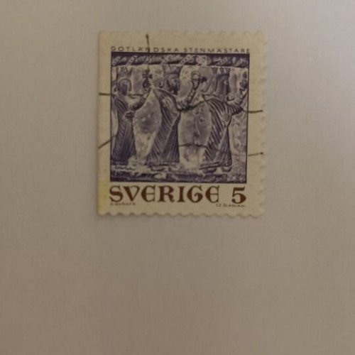 Swedish Stamp Sverige 5 like new