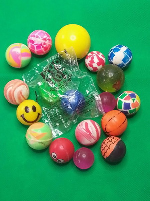 Pop Toys bouncing balls used, pack of 18 pieces