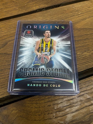 2025 Origins Euroleague Nando De Colo Cosmic Storm card new