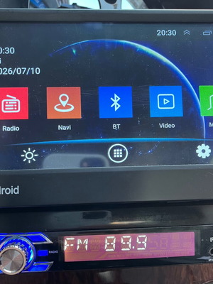Android ραδιόφωνο αυτοκινήτου 1 din μεταχειρισμένο με αναδιπλούμενη οθόνη και 2GB RAM