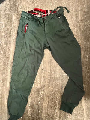 Pants used, size S, green