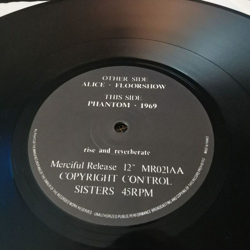 The Sisters of Mercy Alice 12" vinyl used, original first press 1983