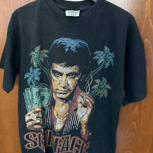 Scarface T-shirt used, official merchandise, black, size L