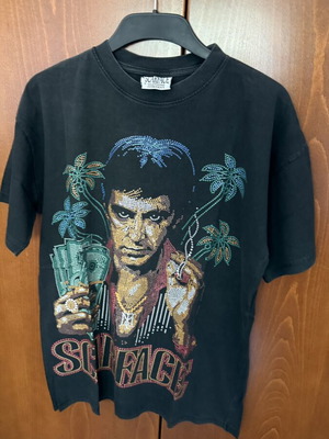 Scarface T-shirt used, official merchandise, black, size L