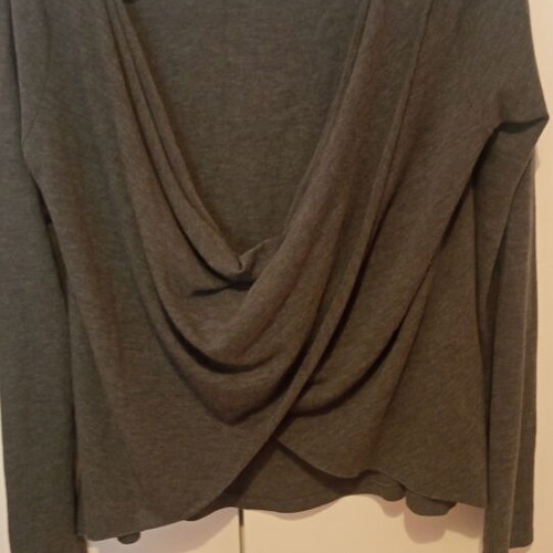 Paranoia blouse gray like new, size 5XL