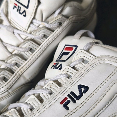 Fila Disruptor Low sneakers used, white, EU 39