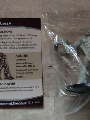 Dungeons & Dragons Demonweb Web Golem figure #57/60