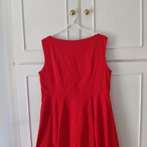 Gianni Rodini red cotton dress like new with belt