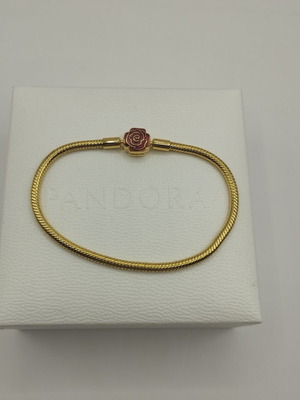Pandora bracelet Magic Rose, gold