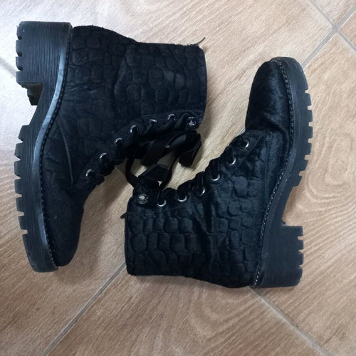 Apepazza ankle boots used, leather, size 39, 6cm heel