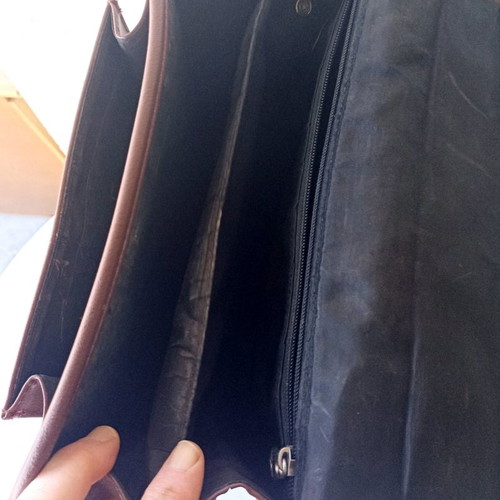 Document bag used synthetic leather