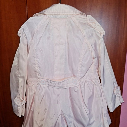 Baby trench coat 18 months pink like new