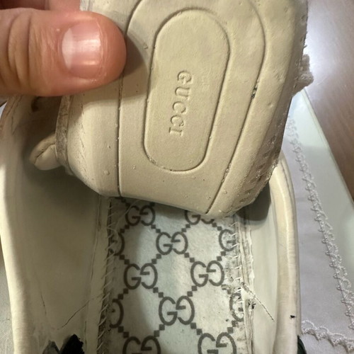 Gucci sneakers used white size 43