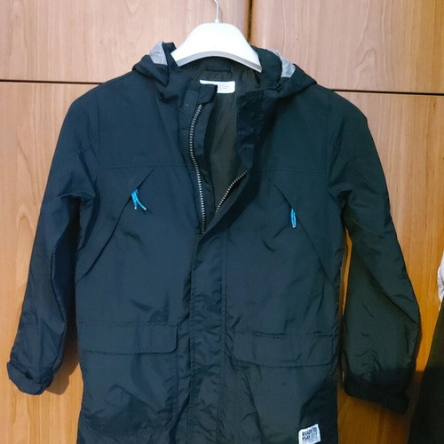 H&M Kids Blue Jacket like new, windproof, size 128 cm