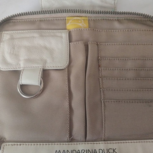 Mandarina Duck travel organizer used, beige, 25x18 cm