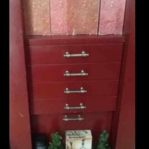 Handmade Greek furniture like new with shelves and drawers