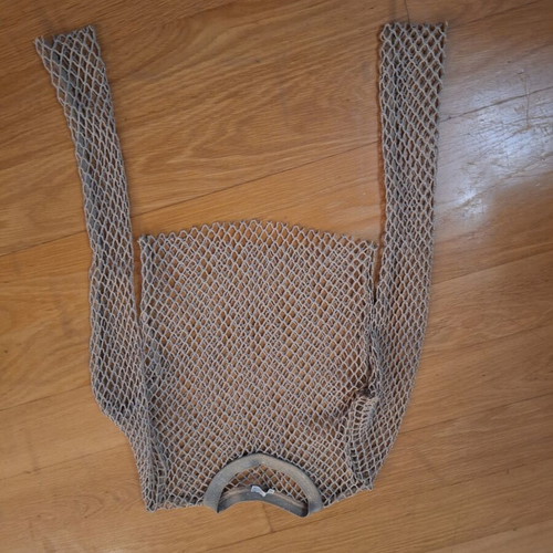 Mesh blouse with gold thread Bershka size M like new beige