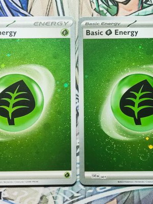 Basic Grass Energy Pokemon 4 pieces near mint Galaxy Holo