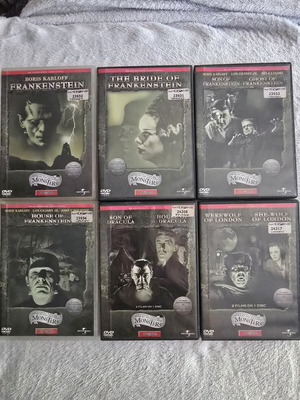 Universal Classic Monsters DVD used with Greek subtitles