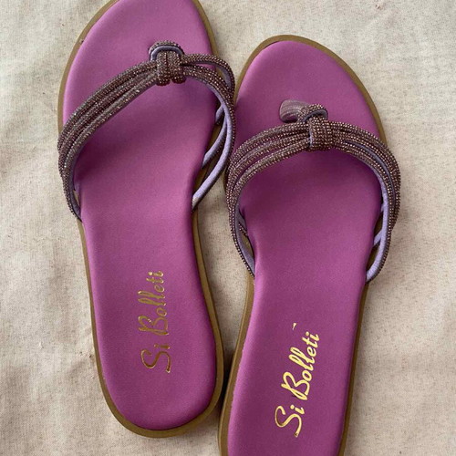 Women's sandals like new, size 39, purple