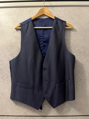 Aristoteli Bitsiani men's vest XL like new, blue
