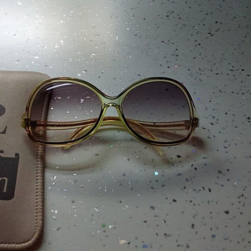Pierre Leman sunglasses new, women's vintage, beige brown