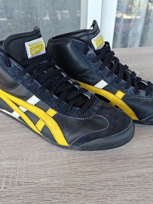 Puma Onitsuka Tiger Mexico Mid sneakers μεταχειρισμένα, μαύρο κίτρινο νούμερο 42.5