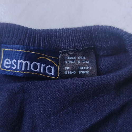 Esmara sweater, blue, size S