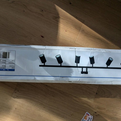 Inlight Spot with 6 Lights and GU10 Socket in Black New