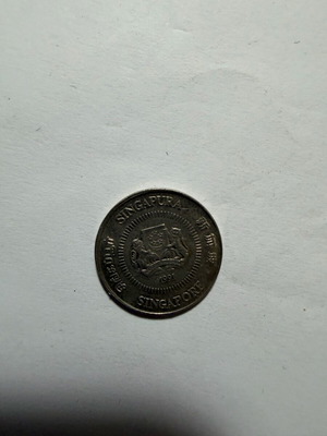 10 Cents Coin from Singapore 1991 Used