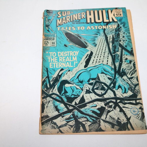 Tales to Astonish #98 Marvel comic used, Sub-Mariner and Incredible Hulk