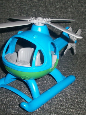 Green Toys helicopter used in excellent condition