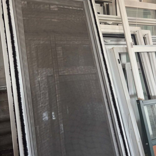 Aluminum window and door set used, complete for renovation
