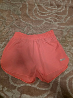 ASOS coral sports shorts like new with drawstring waist
