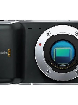 Blackmagic Pocket Cinema Camera like new with Panasonic Lumix 14-42mm lens, tripod, memory card, batteries