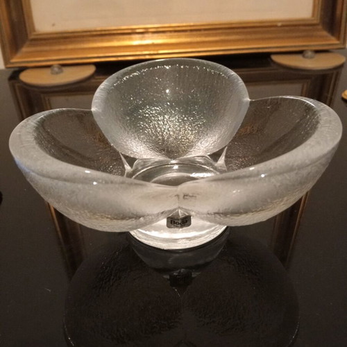 Kosta Boda Sweden Handmade Glass Candleholder Tulip New