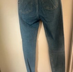 Pull & Bear skinny jeans with rips like new, blue, size S