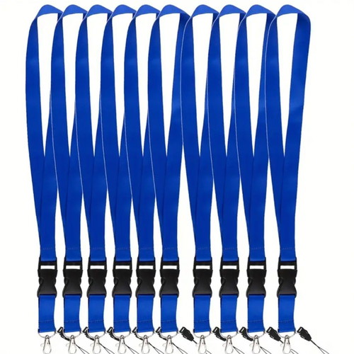 Lanyards for Cards Blue with Detachable Buckle New